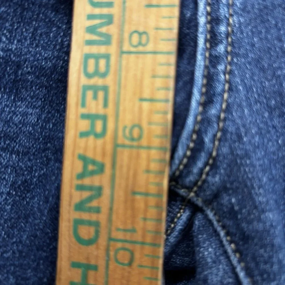 Judy Blue Straight Fit Jeans Women's 13/31 Dark Wash Blue Mid Rise Stretch - Picture 10 of 13